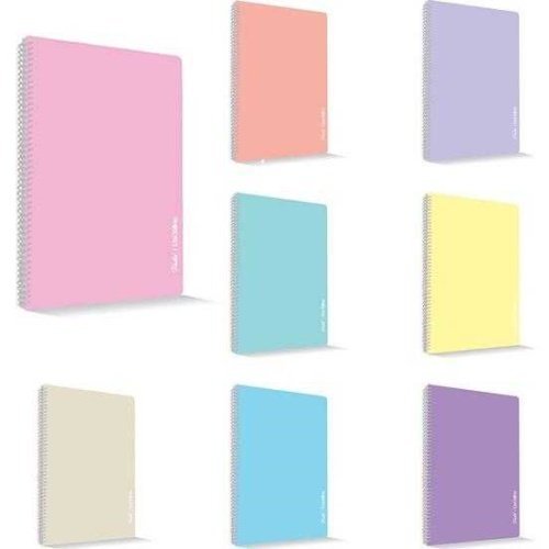 Pastel A4 96 Yaprak Çizgili Plastik Kapak Spiralli Defter 71907