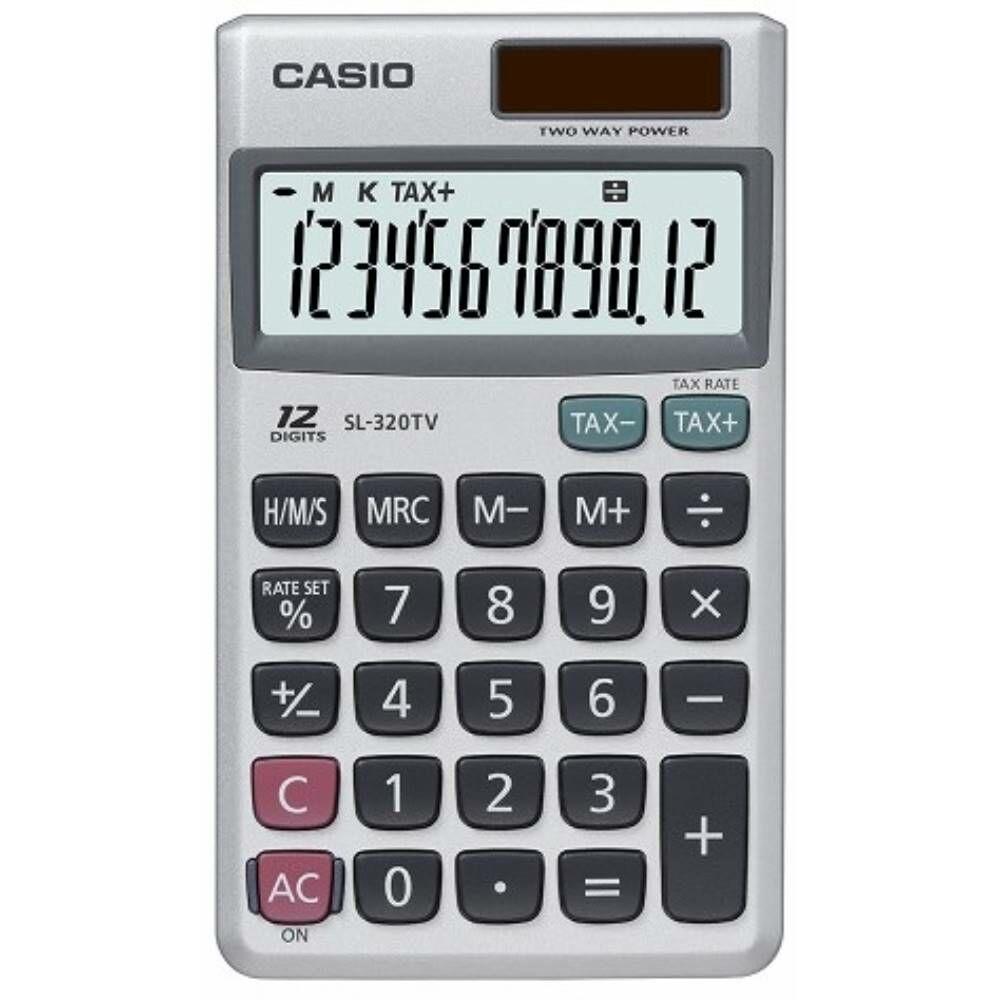 Casıo Hesap Makinesi Cep Tipi Sl-320Tv 12 Hane