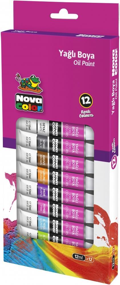 Nova Color Yağlı Boya 12 Renk 12 ml Tüp Nc-796
