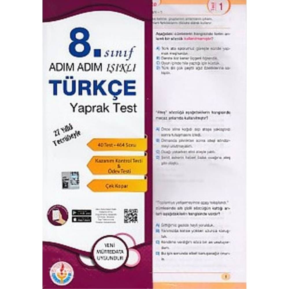 Işıklı 8.Sınıf Lgs Türkçe Yaprak Test