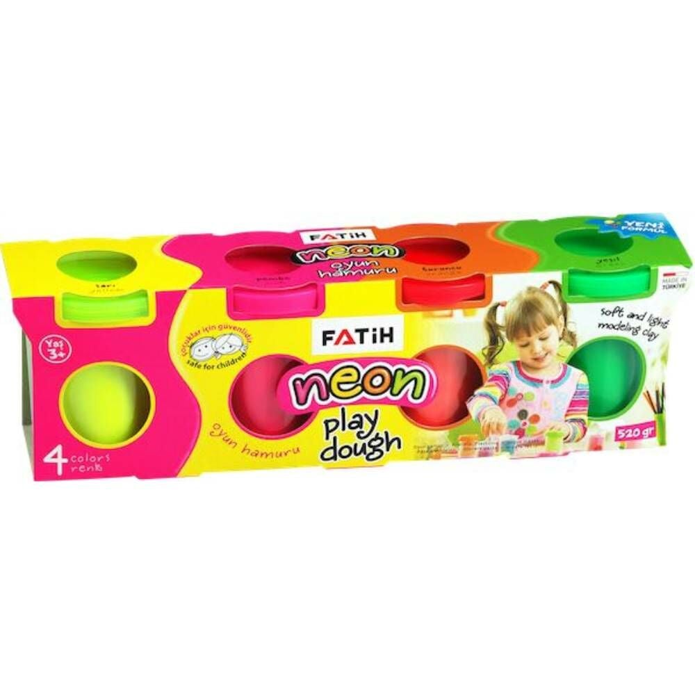 Fatih Oyun Hamuru 4 Renk 50060