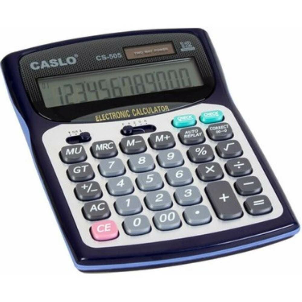 CLS CS-505 Masa Üstü 12 Hane Hesap Makinesi