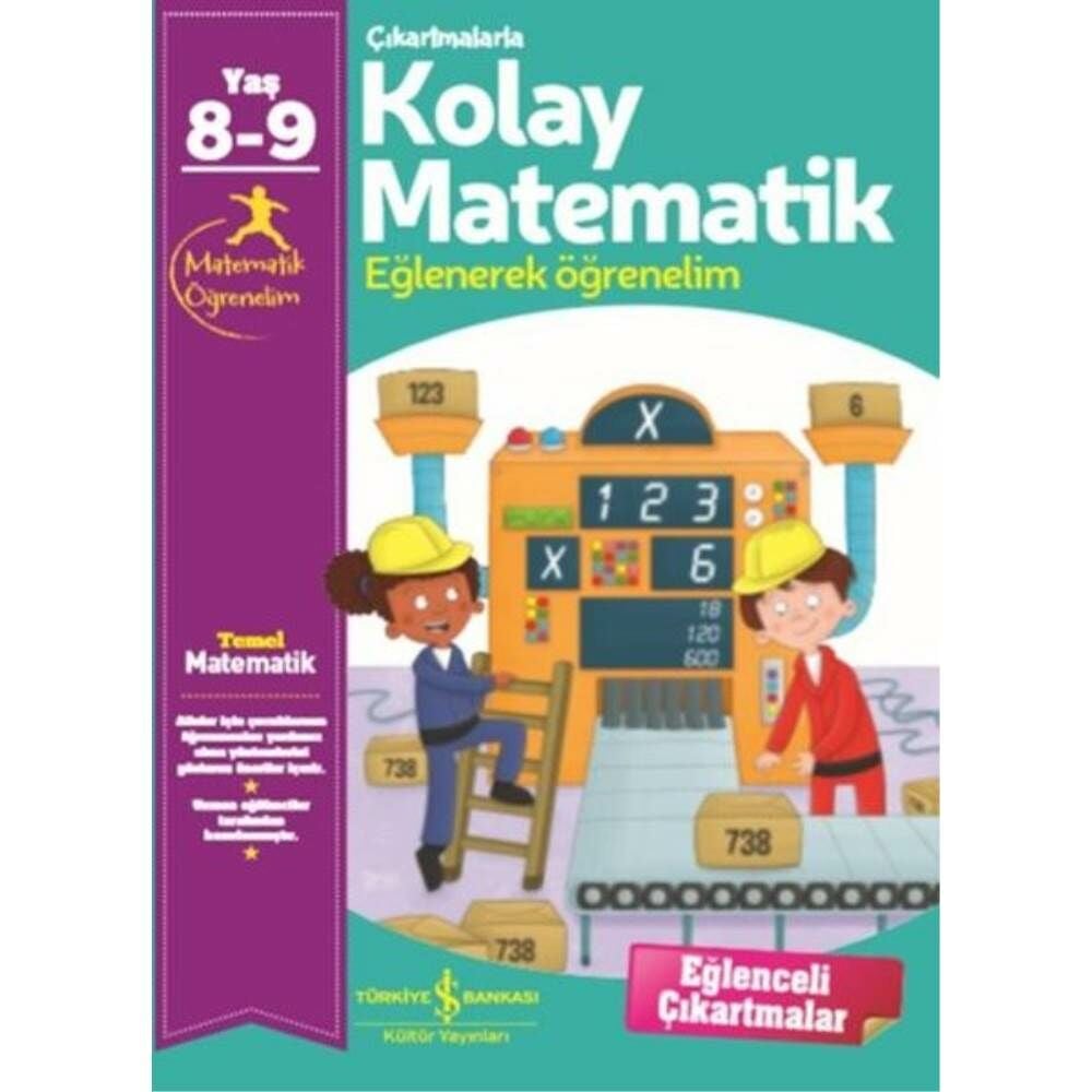 Çıkartmalarla Kolay Matematik 8-9 Yaş
