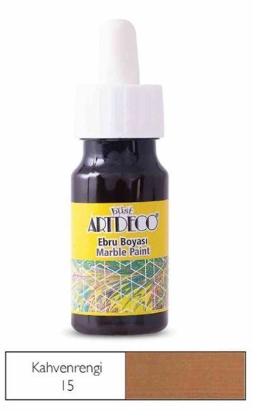 Artdeco Ebru Boyası 30 ml 16B-13 Kahverengi