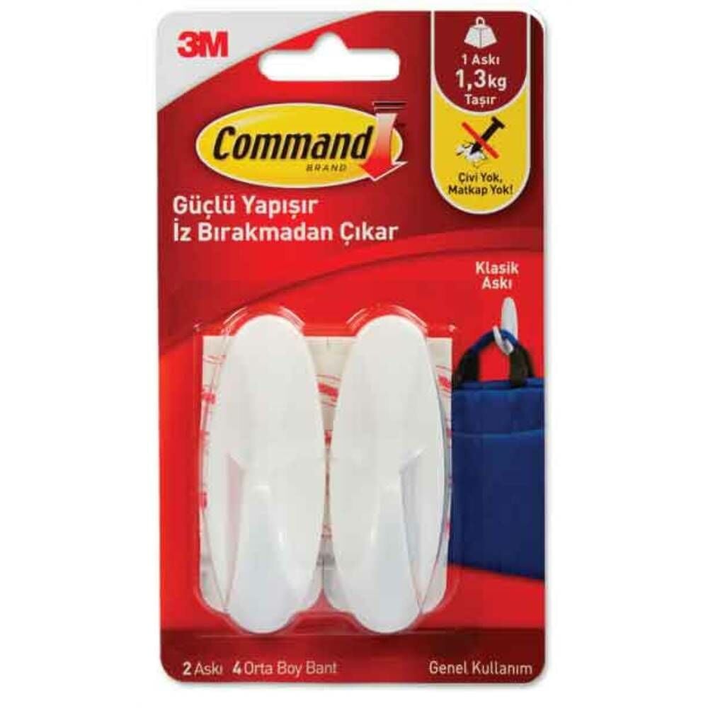 3M Command Askı Orta Boy 2 Li 17081