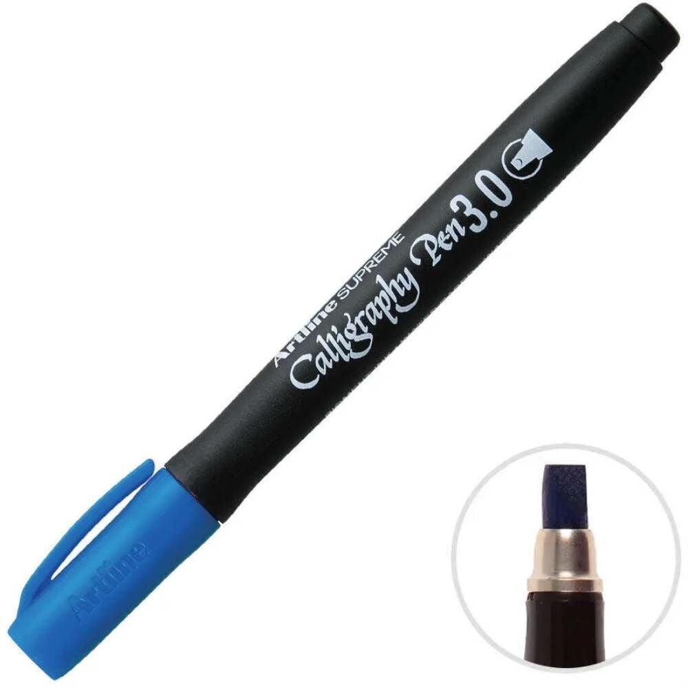 Artlıne Kaligrafi Kalemi Supreme Callıgraphy Pen 243 3.0 Mavi A-Epf-243 Blue