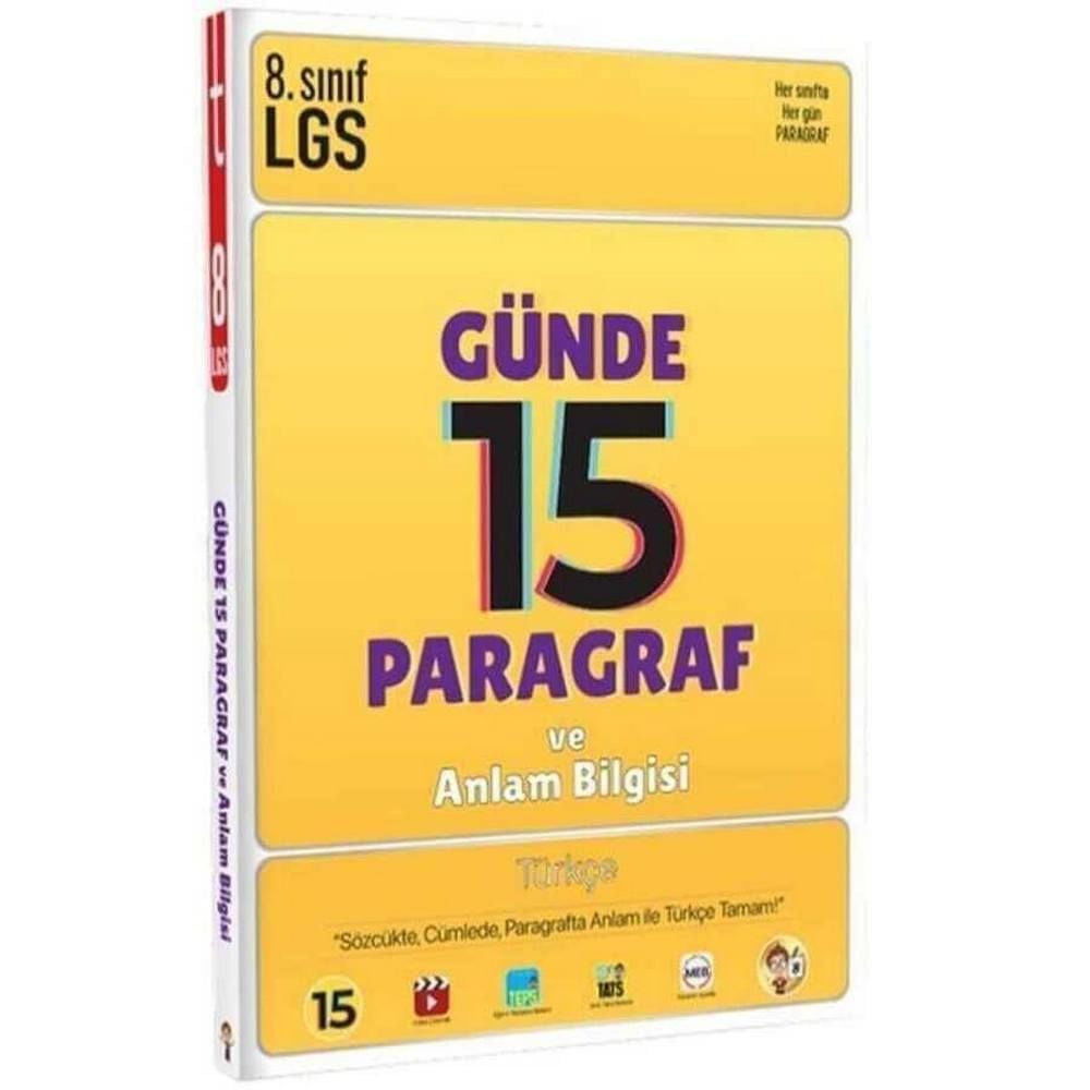 Tonguç 8.Sınıf LGS Paragraf ve Anlam Bilgisi 15 Günde