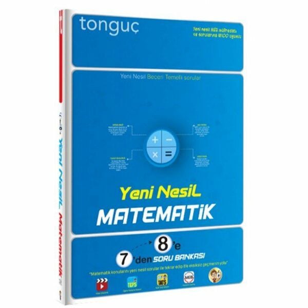 Tonguç 7 den 8 e Matematik Soru Bankası Yeni Nesil Matematik