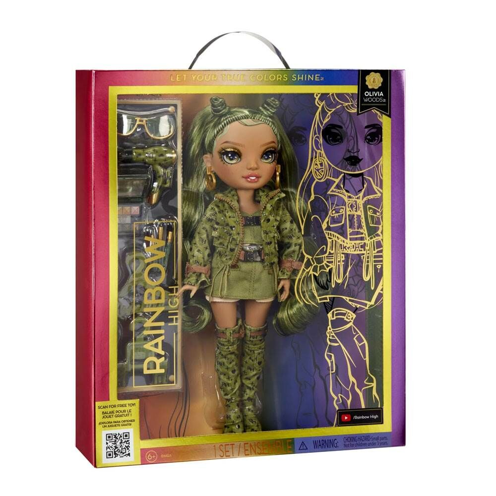 Rainbow High Moda Bebeği Aolivia Woods IRH583141