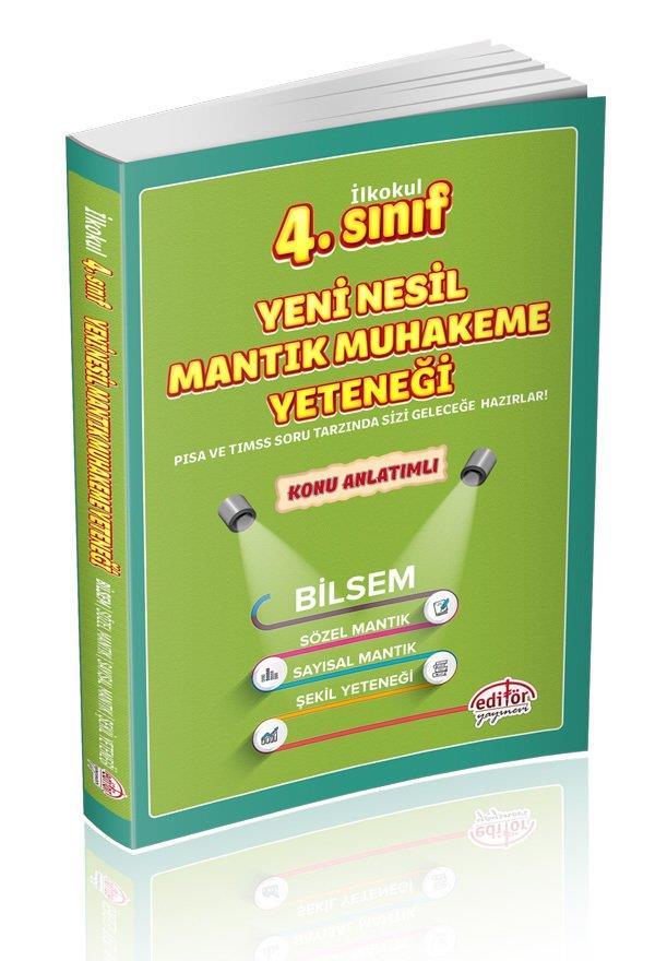 Editör 4.Sınıf Yeni Nesil Mantık Muhakeme Konu Anlatımlı