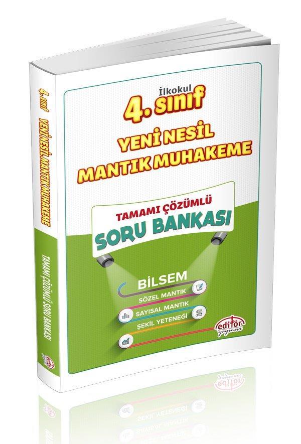 Editör 4.Sınıf Yeni Nesil Mantık Muhakeme Tamamı Çözümlü Soru Bankası
