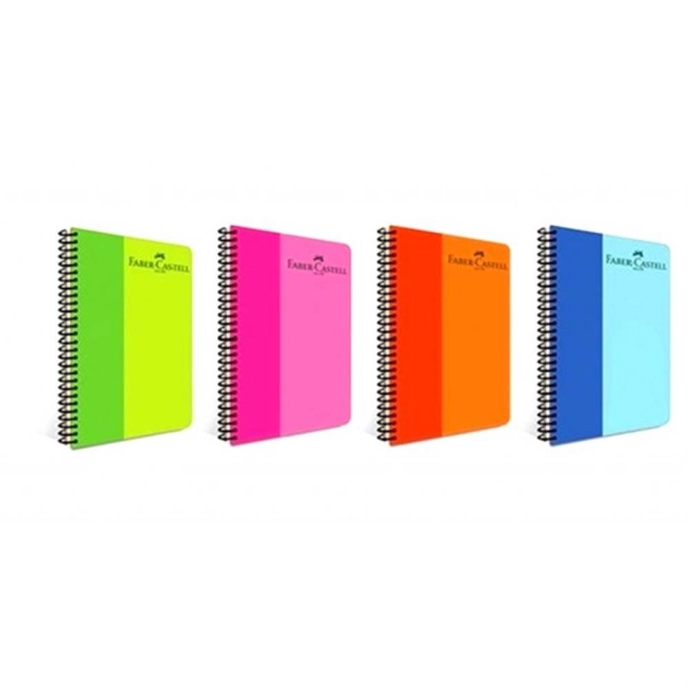 Faber Castell A4 100 Yaprak Çizgili Plastik Kapak Spiralli Defter 10504