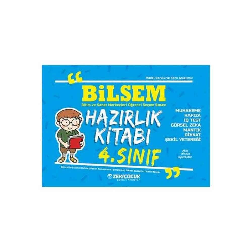 Zeki Çocuk 4.Sınıf Bilsem Hazırlık Kitabı