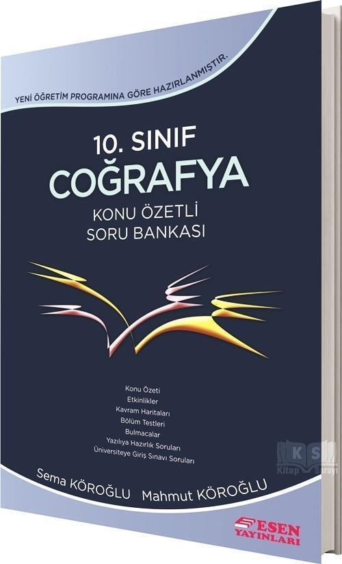 Esen 10.Sınıf Coğrafya Soru Bankası Konu Özetli