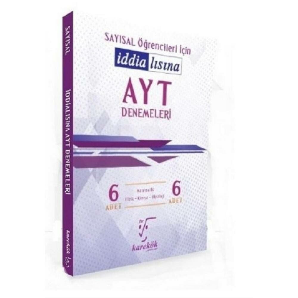 Karekök İddialısına Sayısal AYT Denemeleri 6 lı