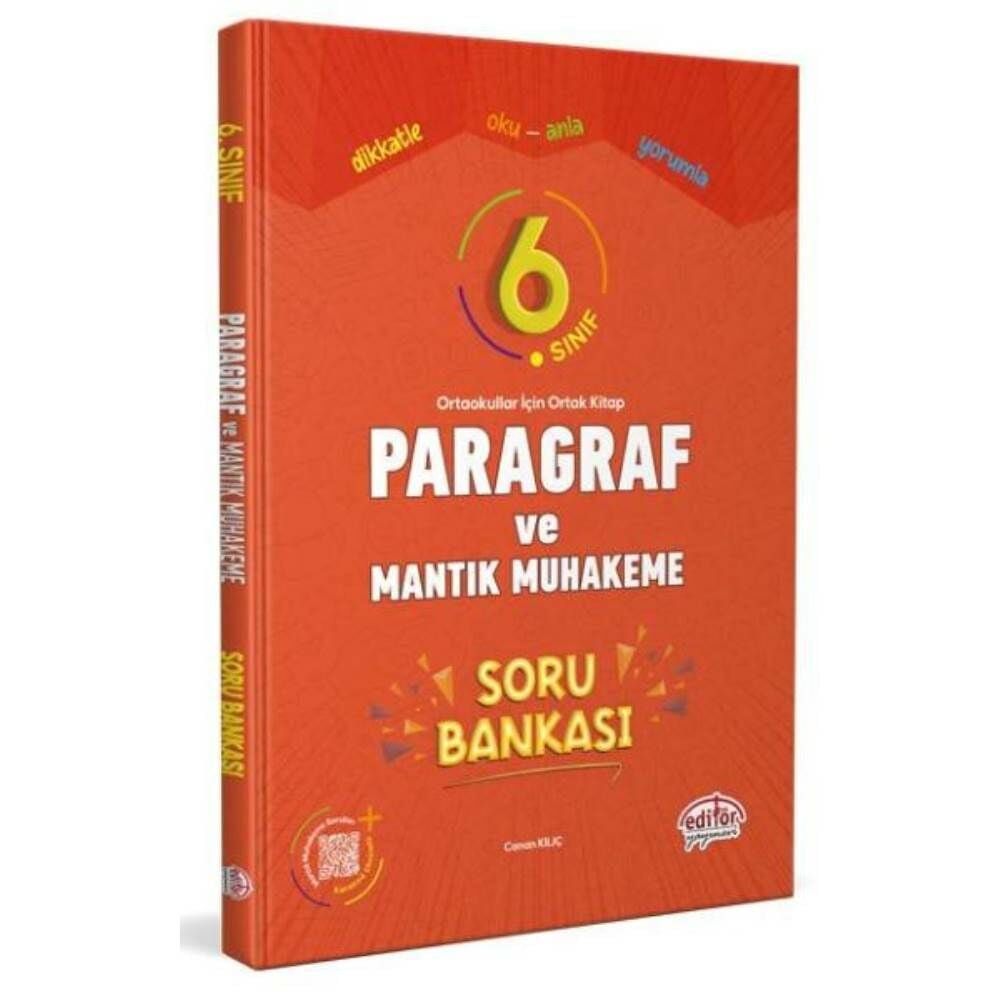 Editör 6.Sınıf Paragraf ve Mantık Muhakeme Soru Bankası
