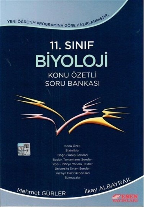 Esen 11.Sınıf Biyoloji Soru Bankası Konu Özetli