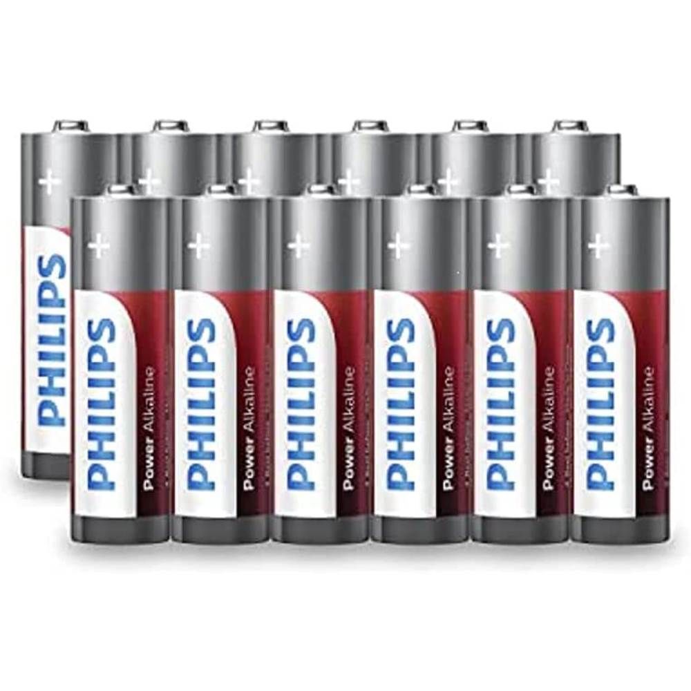 Philips Alkaline İnce Kalem Pil AAA 12 li LR03P12W