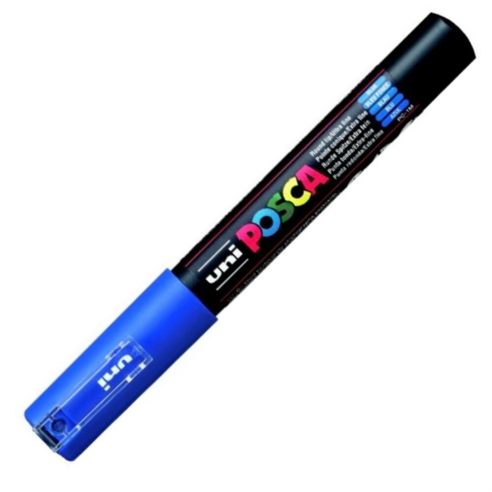 Uniball Posca Boyama Markörü PC-1M 07 mm Mavi
