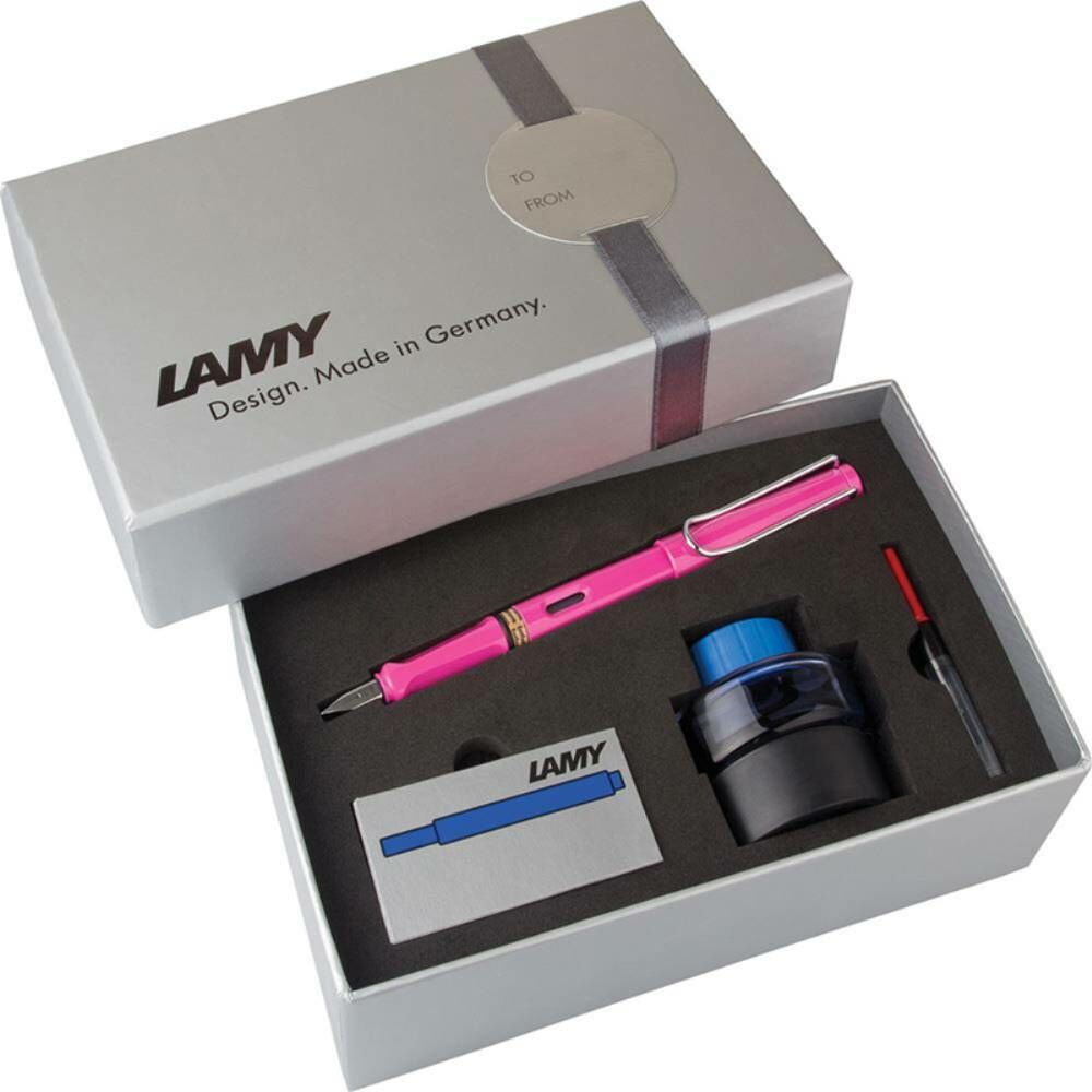 Lamy Dolma Kalem Safarı Seti Pembe M Uç 13Pds-M