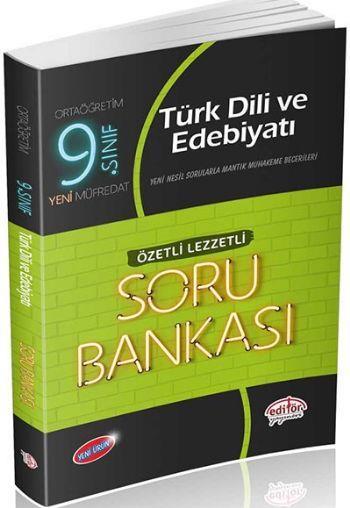 Editör 9.Sınıf Türk Dili ve Edebiyatı Soru Bankası