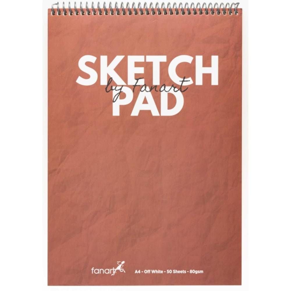 Fanart Academy Çizim Pad Sketch Pad Spiralli A5 80 Gr 50 Yp Bordo F-8682.A5
