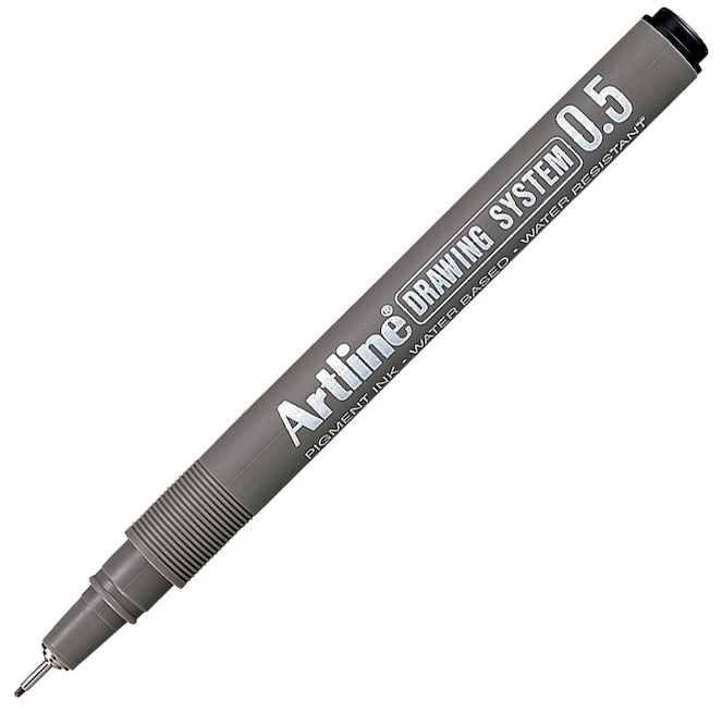 Artline Drawing Çizim Kalemi 05 mm Siyah 235