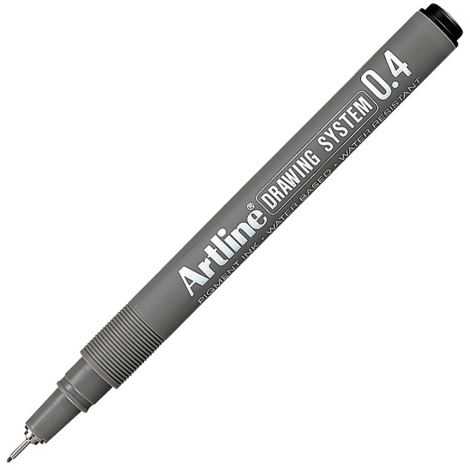 Artline Drawing Çizim Kalemi 04 mm Siyah 234