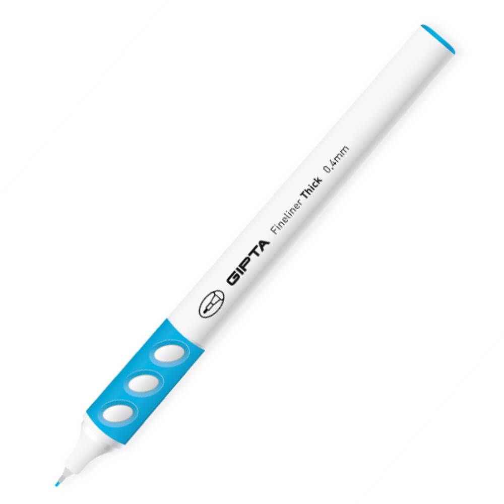 Gıpta Thick Fineliner Kalem 04 mm Açık Mavi K690-014