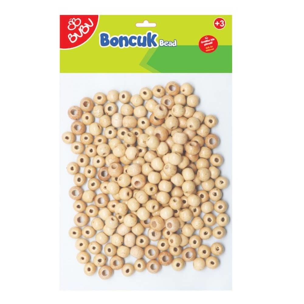 Bu-Bu Yuvarlak Natürel Boncuk Krş. Bubu-Bn0003