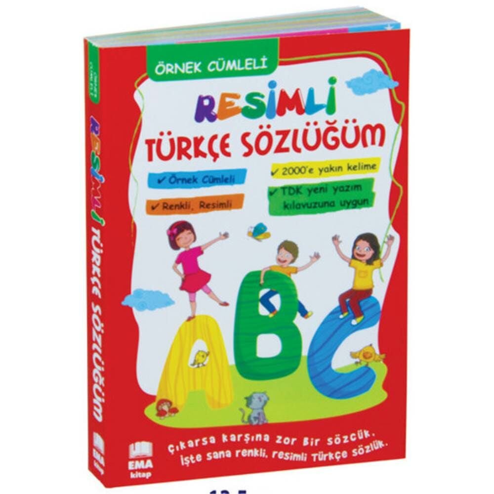 Ema Resimli Türkçe Sözlüğüm Örnek Cümleli Büyük Karton Kapak