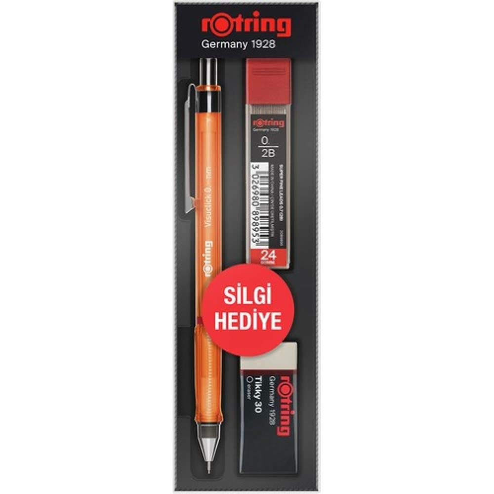 Rotring Versatil Kalem Visuclick Okul Seti 0.7 Turuncu
