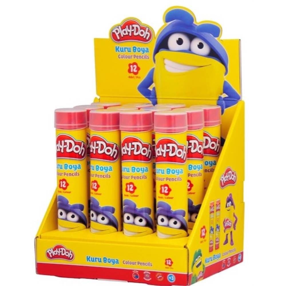 Play-Doh Kuru Boya 12 Renk Tüp Play-Ku005