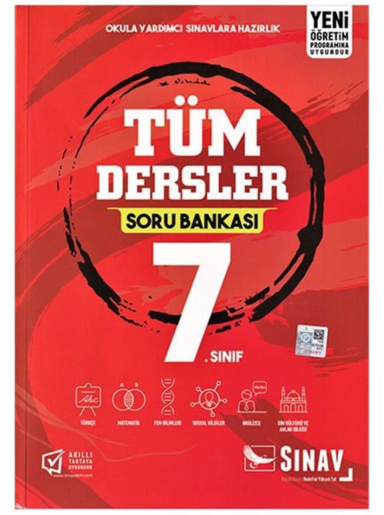 Sınav 7.Sınıf Tüm Dersler Soru Bankası