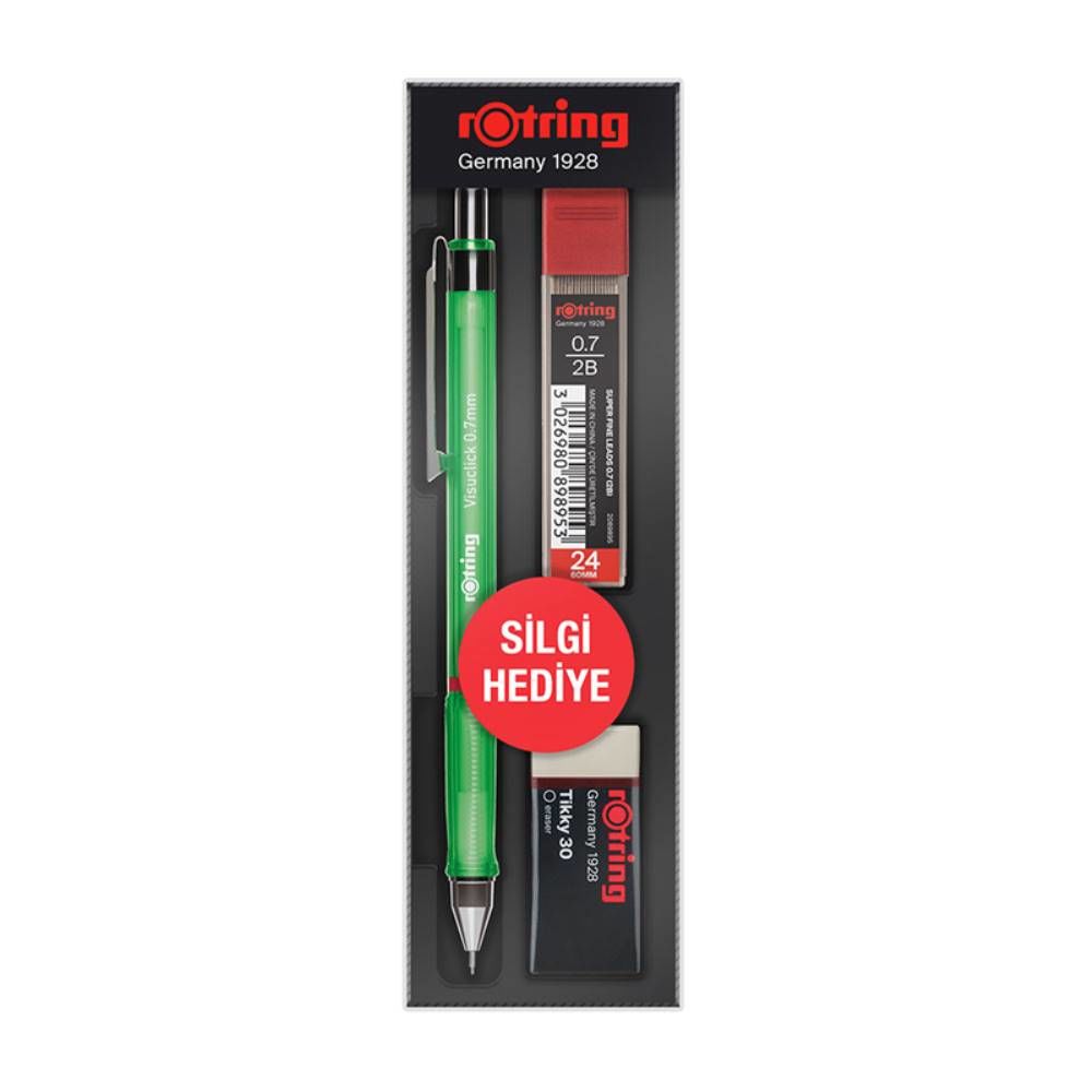 Rotring Versatil Kalem Visuclick Okul Seti 0.7 Yeşil