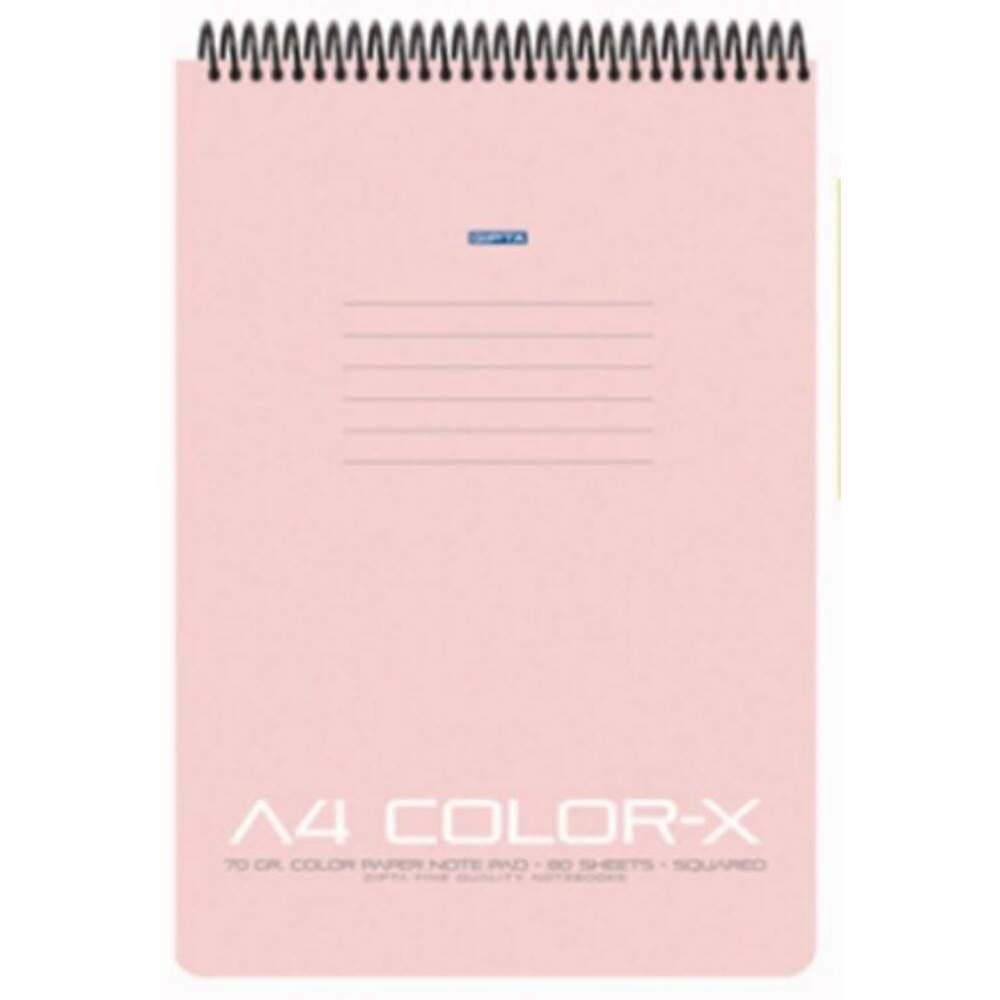 Color-X A6 60 Yaprak Çizgili Spiralli Not Defteri 3654