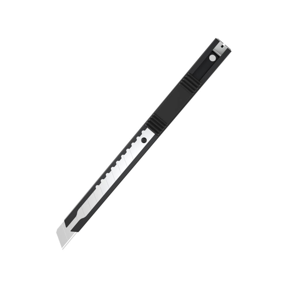Kraf Maket Bıçağı Dar Metal 621G Siyah