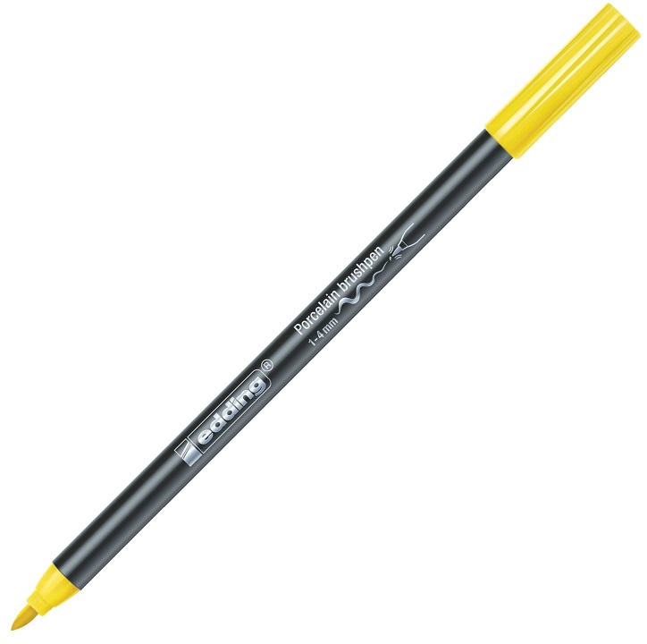 Edding Porselen Kalemi Keçe Uçlu Sarı 4200/05