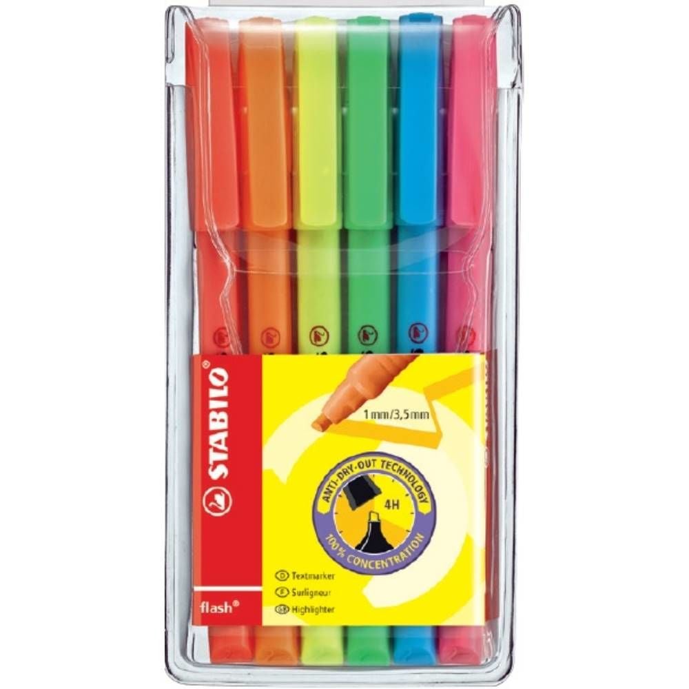 Stabılo Fosforlu Kalem Flash Set 6 Lı 555/6