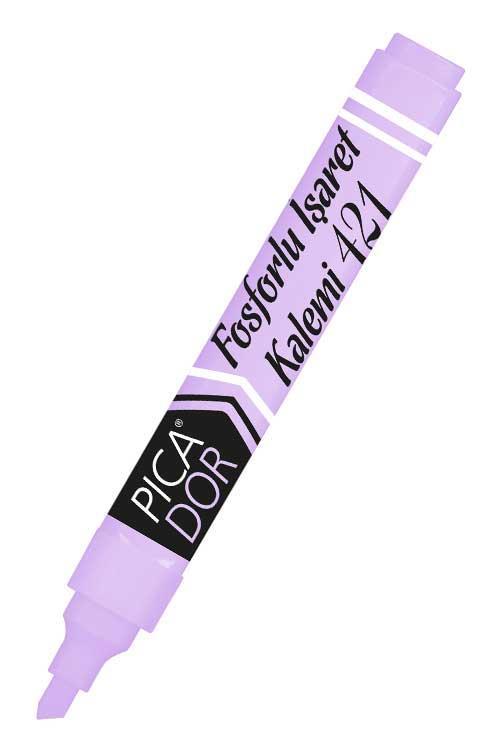 Picador 421 Doldurulabilir Pastel Mor Fosforlu Kalem