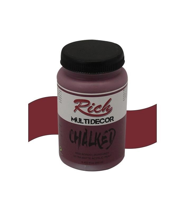 Rich Multi Decor Chalked Akrilik Boya 250 cc Bordo 250-4532