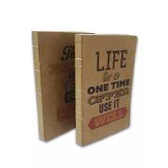 Liz Modelist Defter 17x24 144 Yaprak Kraft Kapak Ayraçlı KF410A