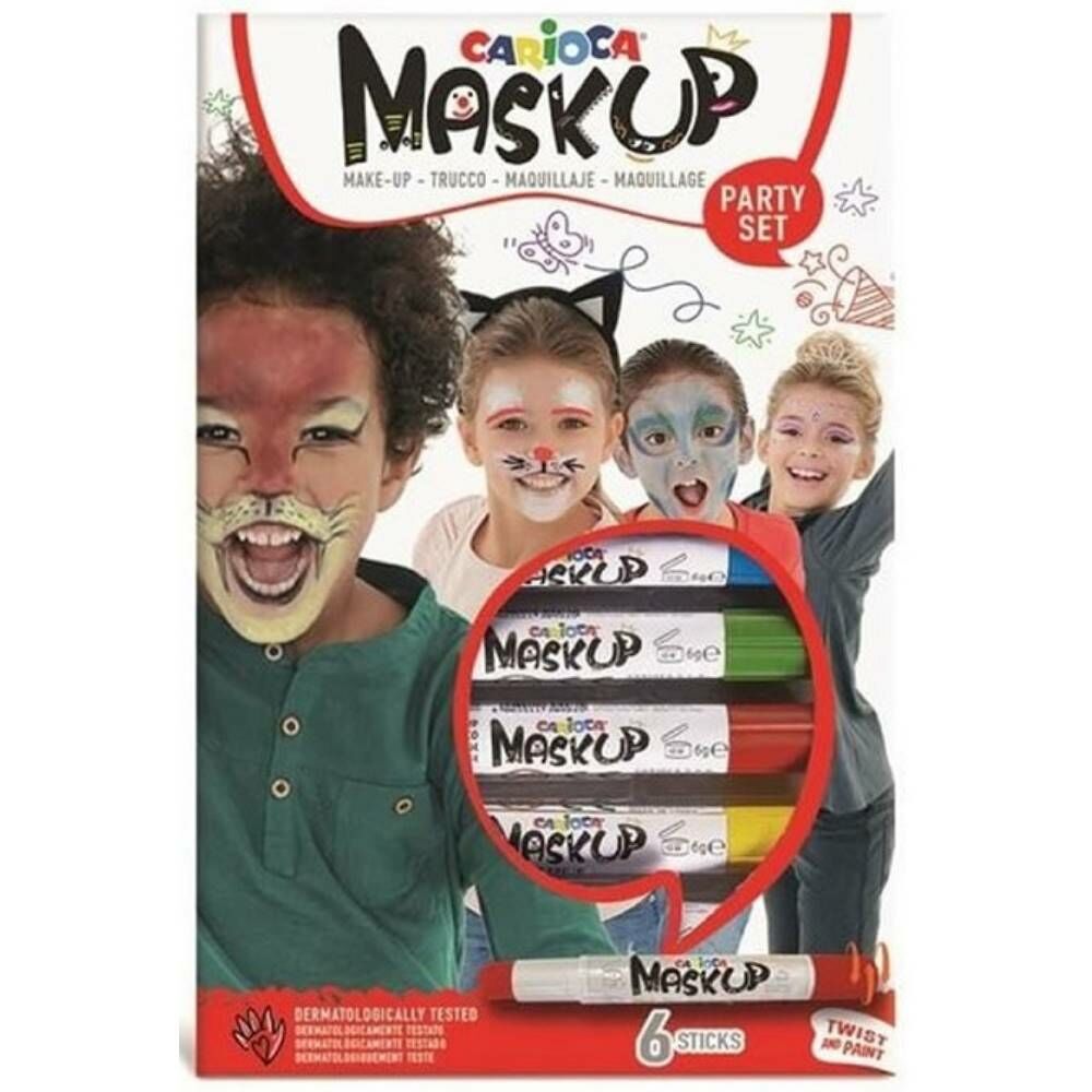 Carıoca Yüz Boyası 6 Gr 6 Renk 43052