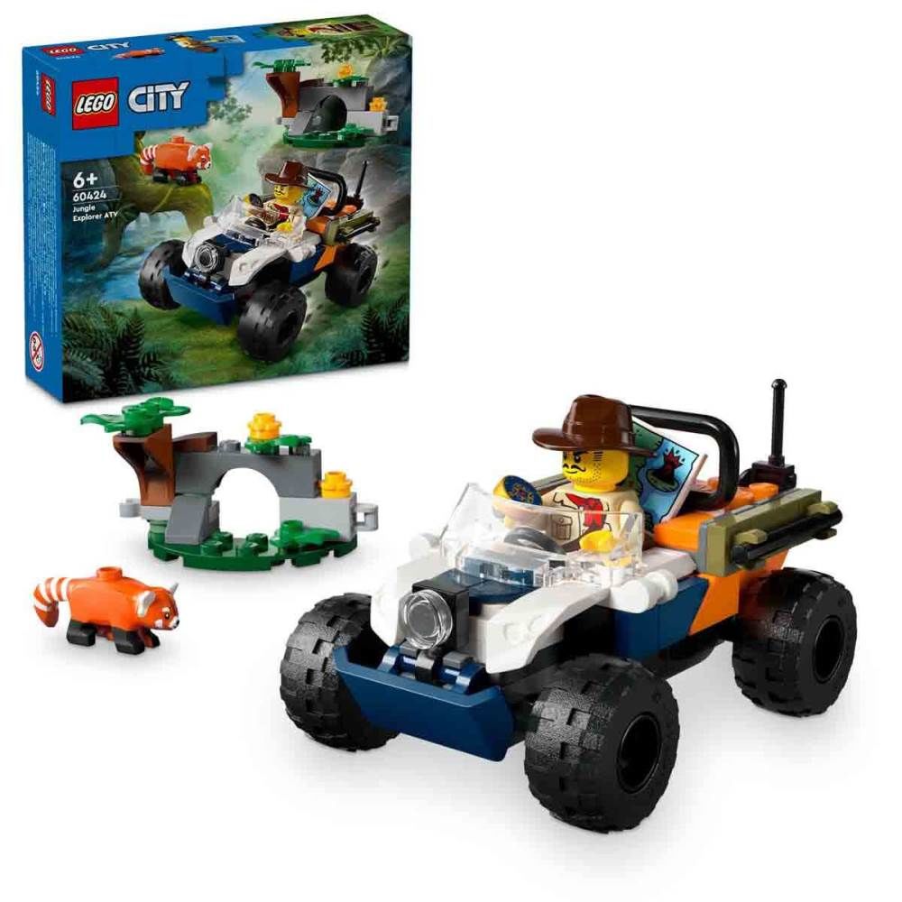 LEGO® City Orman Kaşifinin ATV’li Kırmızı Panda Görevi 60424