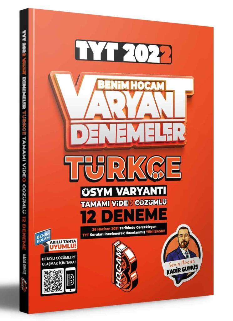 Benim Hocam Tyt Türkçe Varyant 12 Deneme