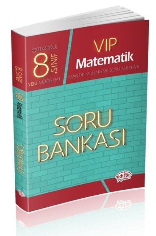 Editör 8.Sınıf Lgs Matematik Soru Bankası Vip