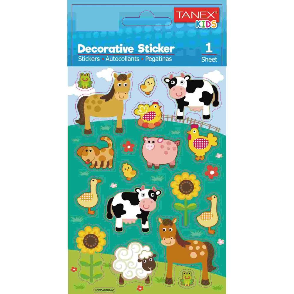 Tanex Sticker Verimli Canlılar Serisi 25173