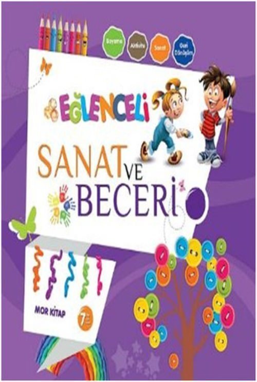 Eğlenceli Sanat Ve Beceri Mor Kitap