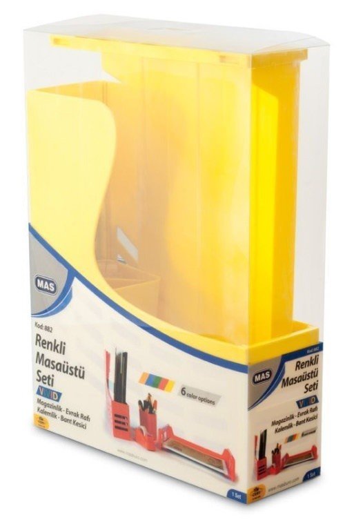 Mas Vivid Plastik Masa Seti 0882 Sarı