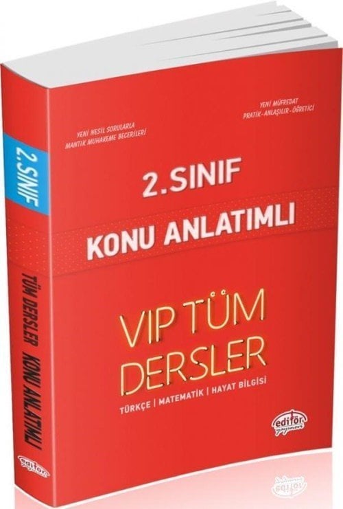 Editör 2.Sınıf Tüm Dersler Konu Anlatımlı Vip